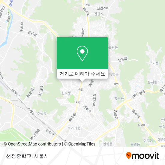 선정중학교 지도