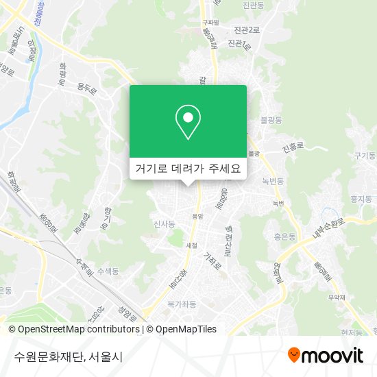 수원문화재단 지도