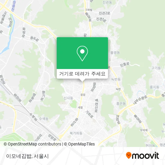 이모네김밥 지도