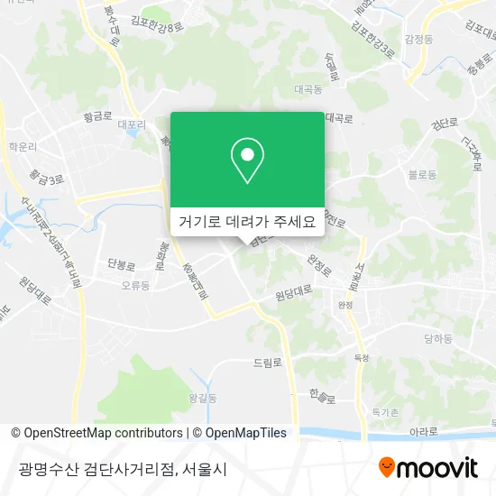 광명수산 검단사거리점 지도