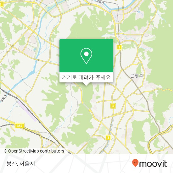 봉산 지도