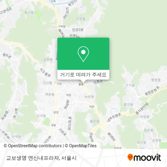 교보생명 연신내프라자 지도