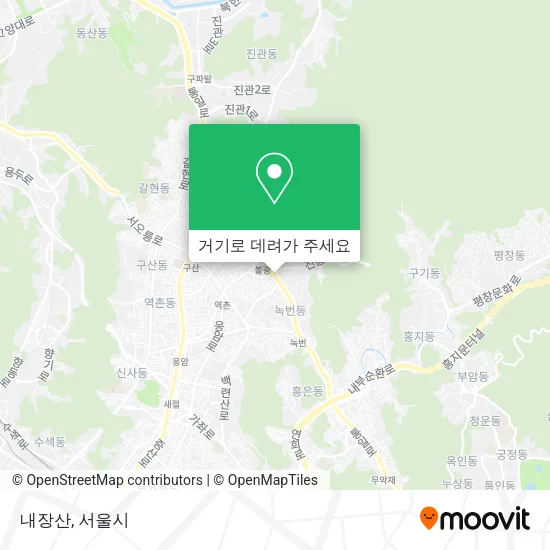 내장산 지도