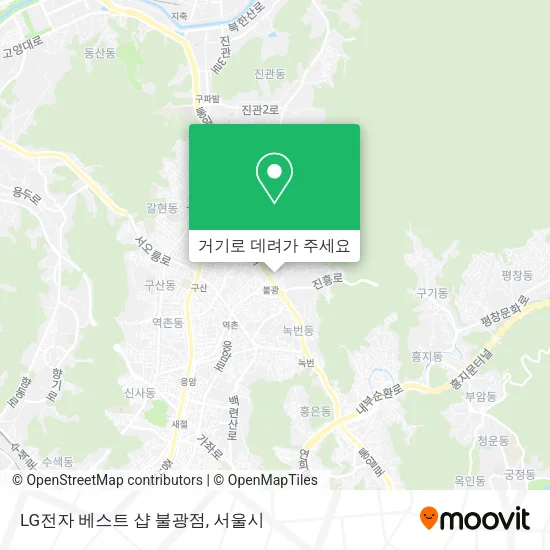 LG전자 베스트 샵 불광점 지도