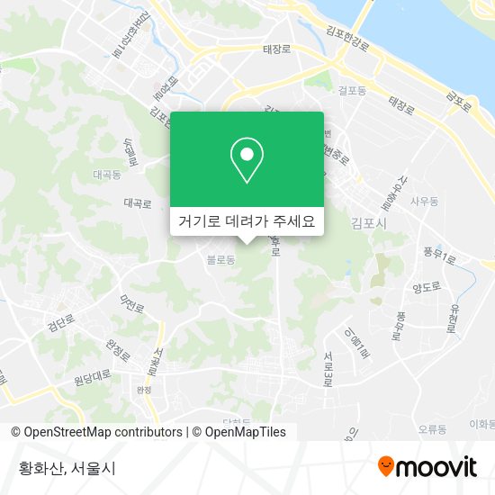 황화산 지도