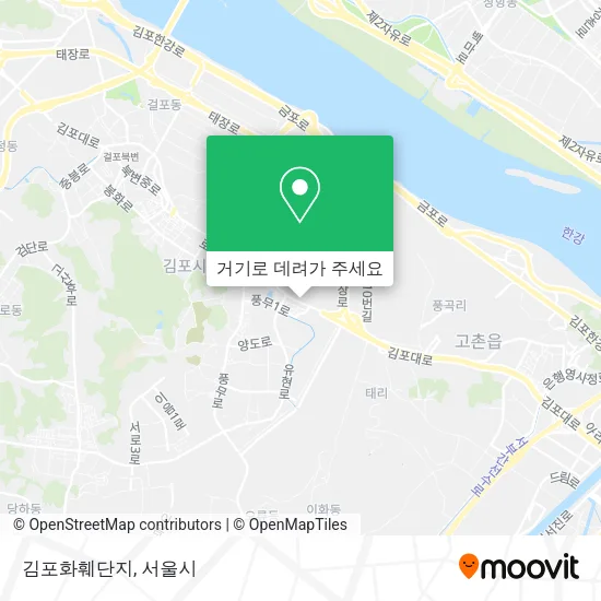 김포화훼단지 지도
