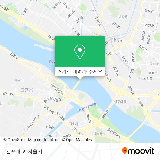 김포대교 지도