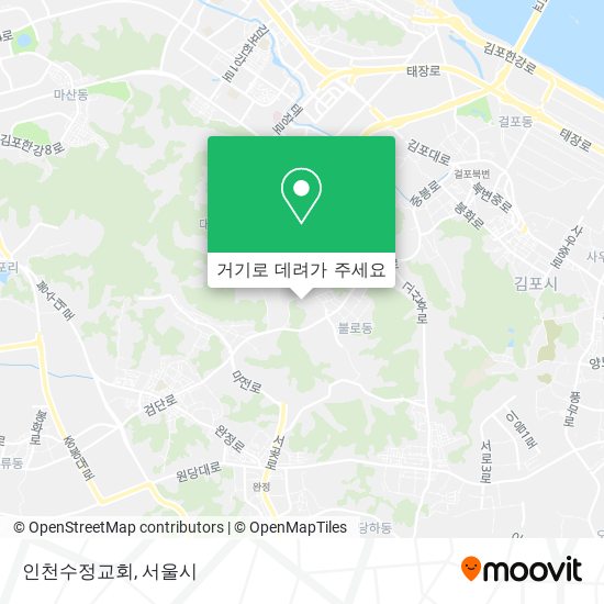 인천수정교회 지도