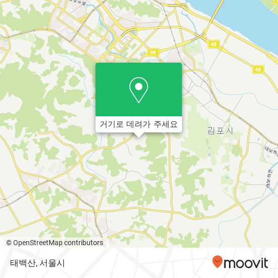 태백산 지도