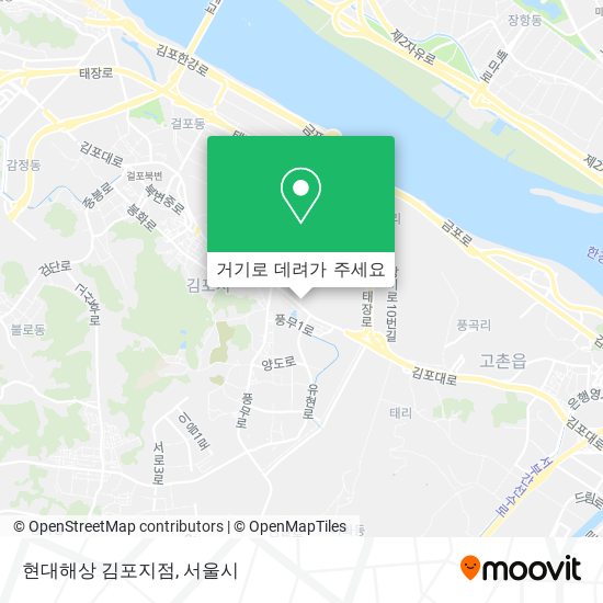 현대해상 김포지점 지도