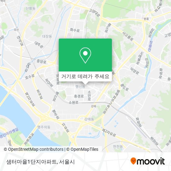 샘터마을1단지아파트 지도
