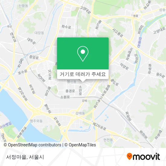서정마을 지도