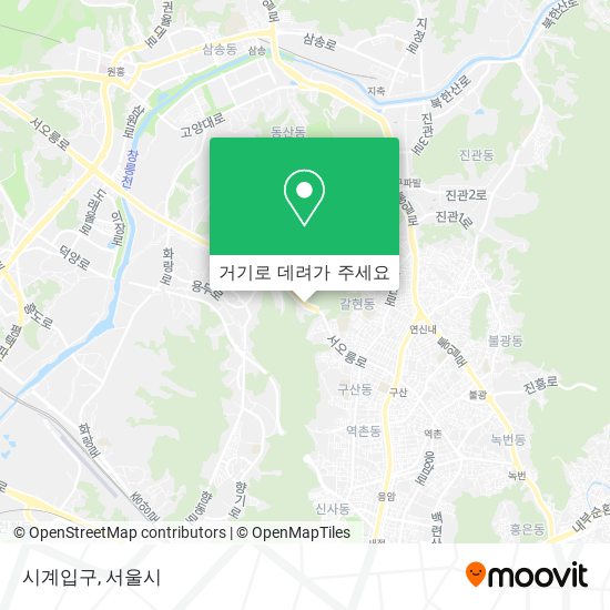 시계입구 지도