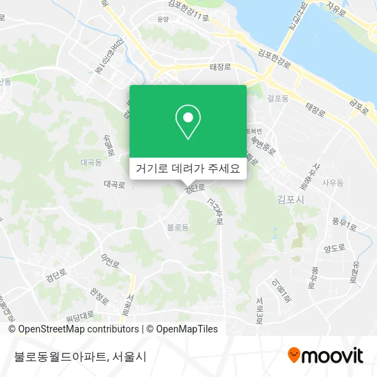 불로동월드아파트 지도