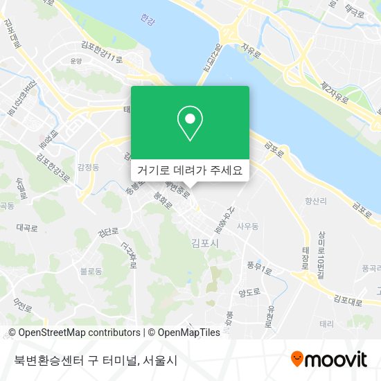 북변환승센터 구 터미널 지도