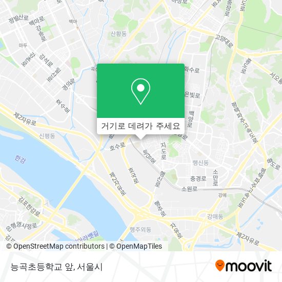 능곡초등학교 앞 지도