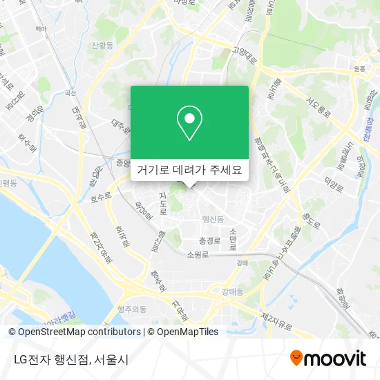 LG전자 행신점 지도