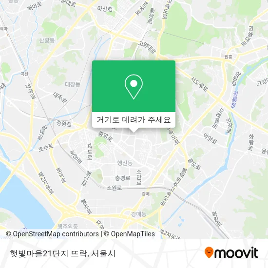 햇빛마을21단지 뜨락 지도