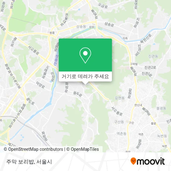 주막 보리밥 지도