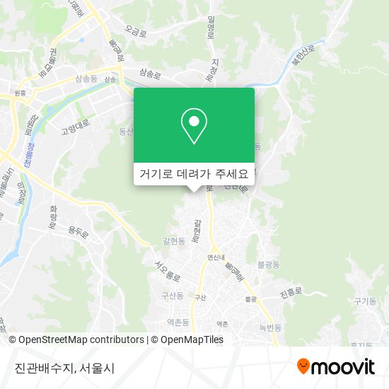 진관배수지 지도