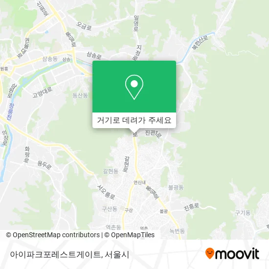 아이파크포레스트게이트 지도