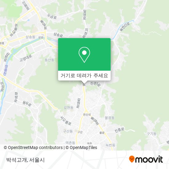 박석고개 지도