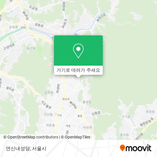 연신내성당 지도