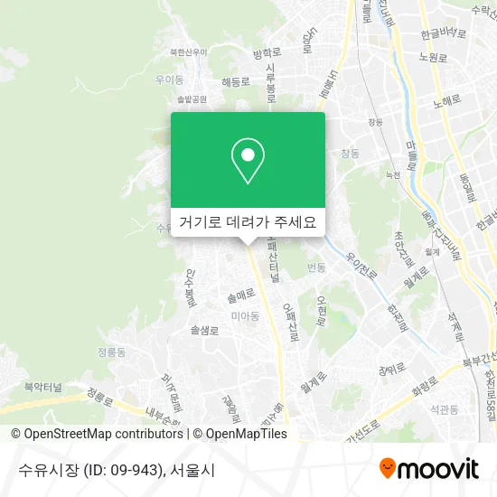 수유시장 (ID: 09-943) 지도