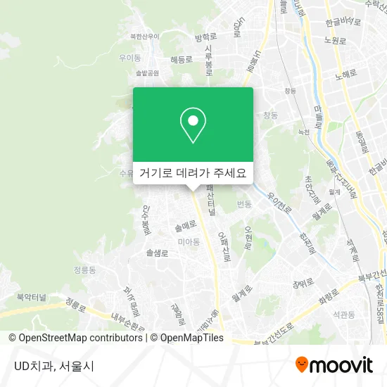 UD치과 지도