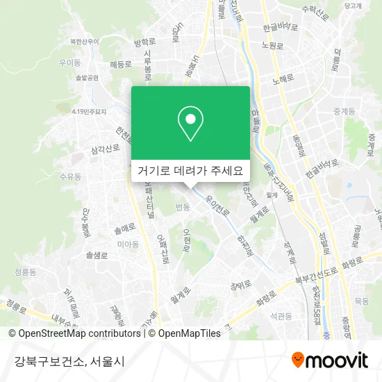 강북구보건소 지도