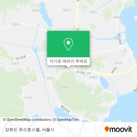 강화도 유스호스텔 지도