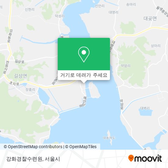 강화경찰수련원 지도