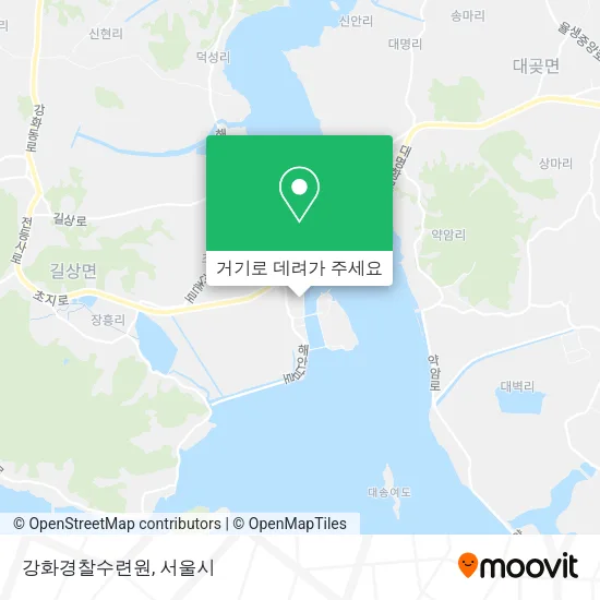 강화경찰수련원 지도