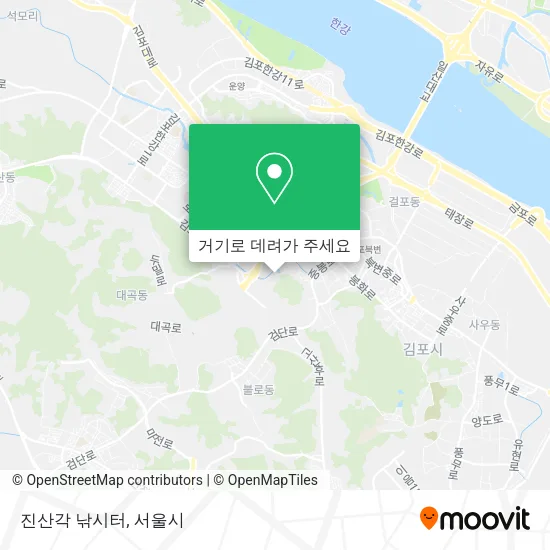 진산각 낚시터 지도