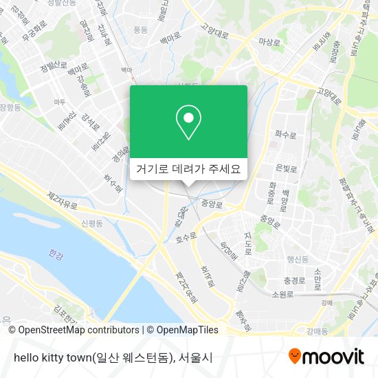 hello kitty town(일산 웨스턴돔) 지도