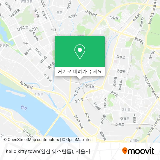 hello kitty town(일산 웨스턴돔) 지도