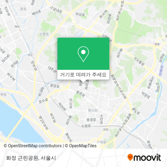 화정 근린공원 지도