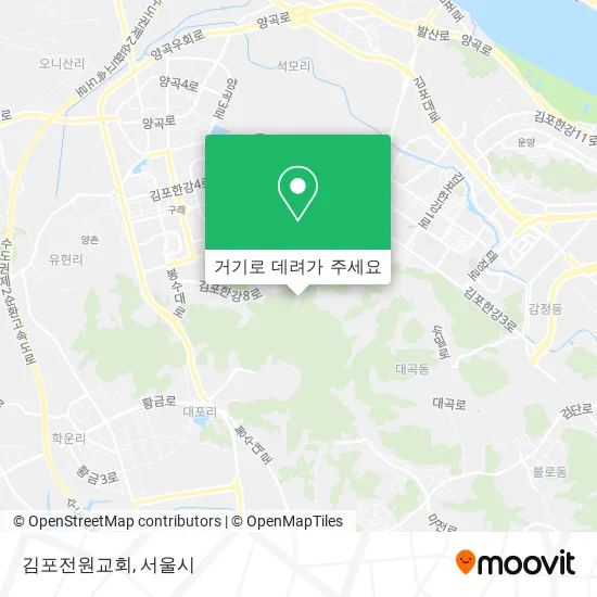 김포전원교회 지도