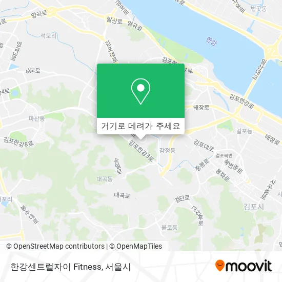 한강센트럴자이 Fitness 지도