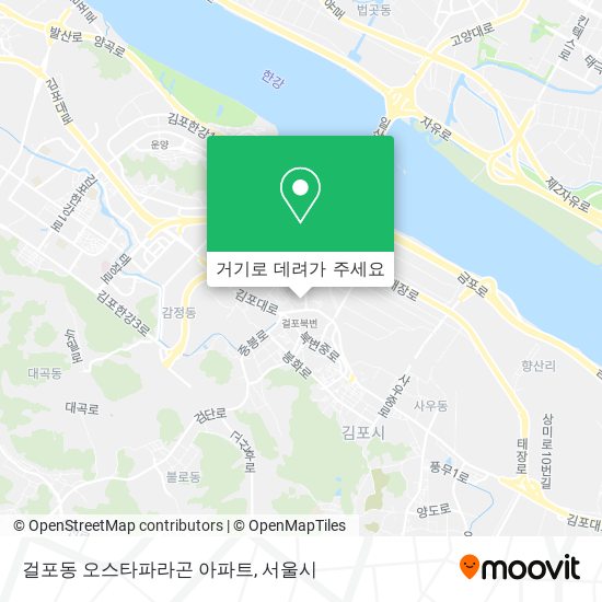 걸포동 오스타파라곤 아파트 지도