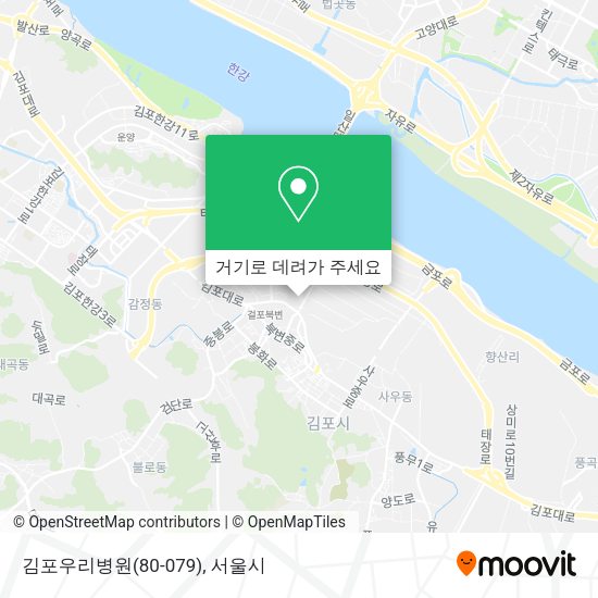 김포우리병원(80-079) 지도