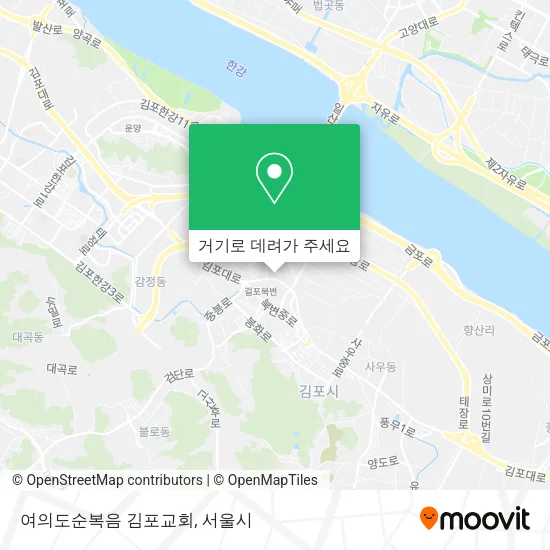여의도순복음 김포교회 지도