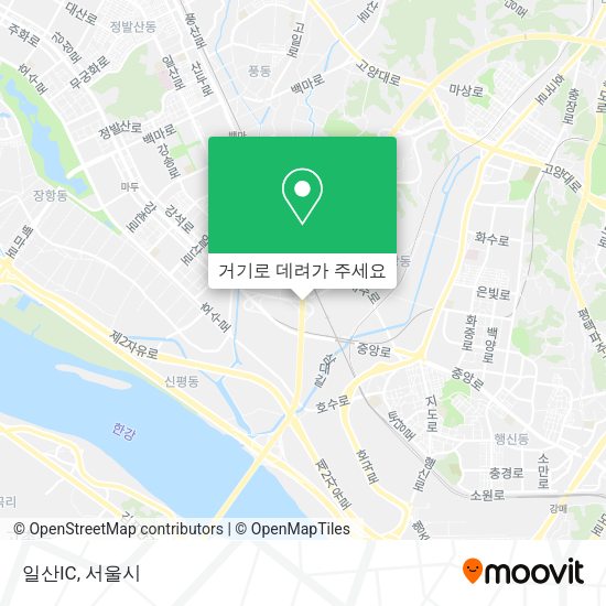 일산IC 지도