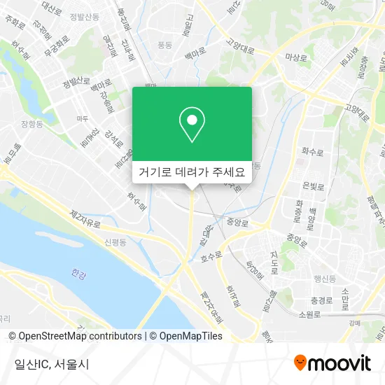 일산IC 지도