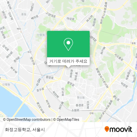화정고등학교 지도