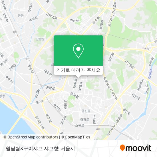 월남쌈&구이샤브 샤브향 지도