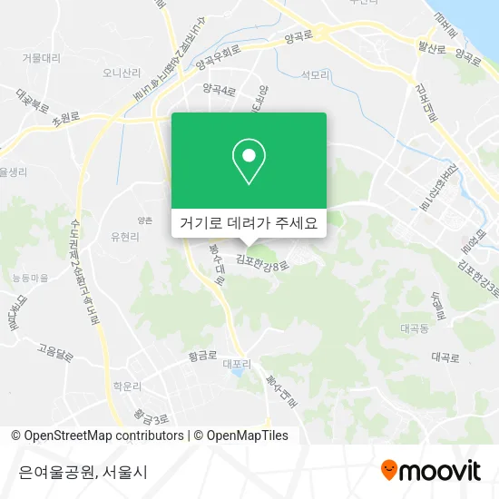 은여울공원 지도