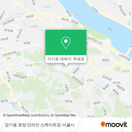 장기동 초당 인라인 스케이트장 지도