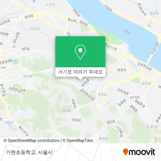 가현초등학교 지도