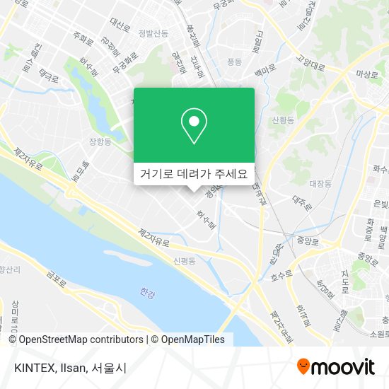 KINTEX, Ilsan 지도